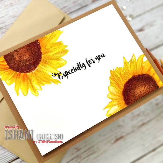 No line coloring Digital stamps by STAMPlorations,Sketched flowers sunflower digital stamp, No line coloring, Sunflower card, Big Bold floral card, Floral cards, water coloring Sunflower card, Sunflower stamp, STAMPlorations floral sunflower card, Quillish