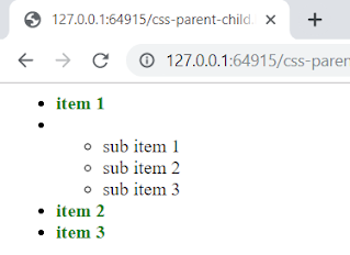 CSS access child elements (correctly)