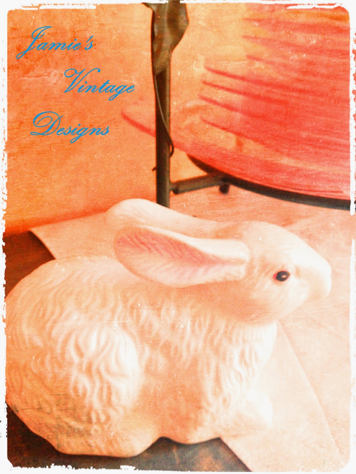 Jamie's Vintage Designs An Easter Tea Display