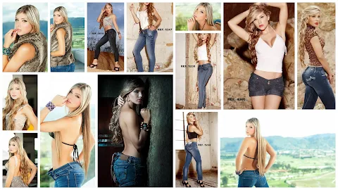Modelando Sexy Jeans, Imágenes De Sofia Jaramillo