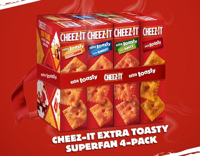 CheezIt Selling LimitedEdition CheezIt Extra Toasty Superfan 4Pack