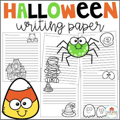 Spooky writing paper