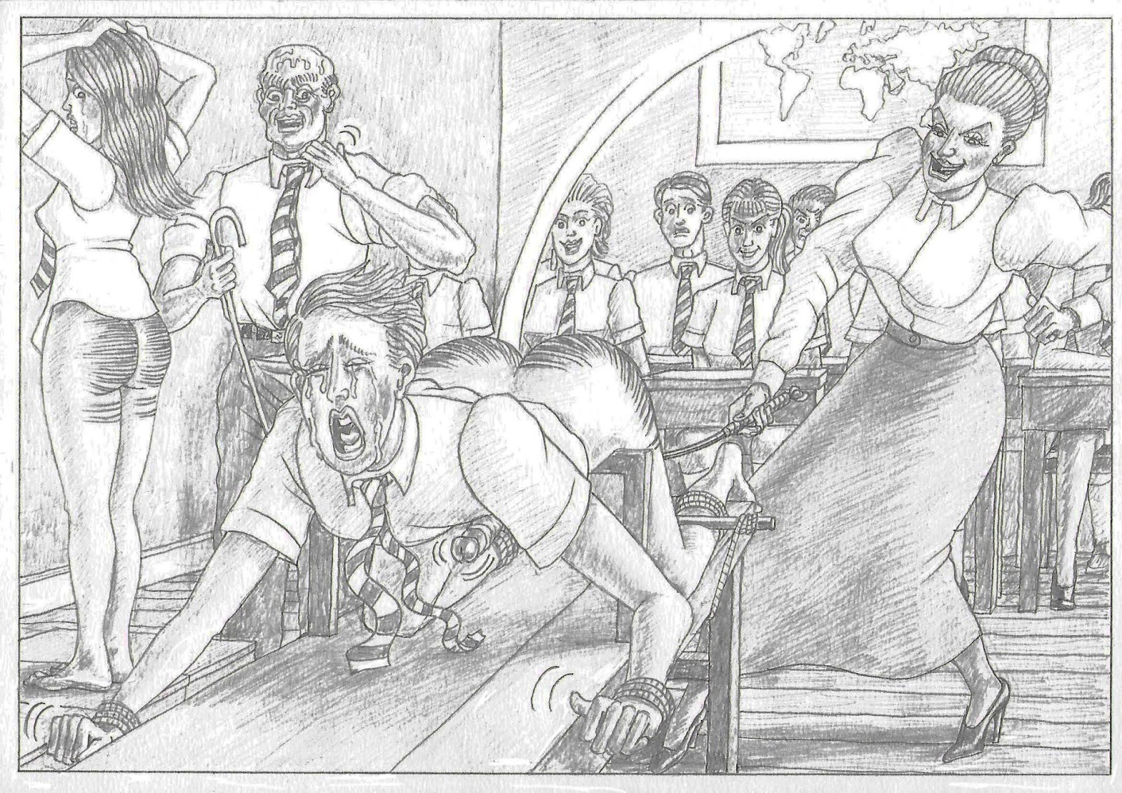 Леди Баттон Спанкинг Мужчин Эротика.