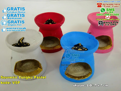 Souvenir Tungku Pastel
