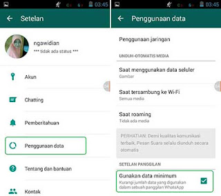 Cara Menghemat Data Internet di WhatsApp Android Cara Menghemat Data Internet di WhatsApp Android