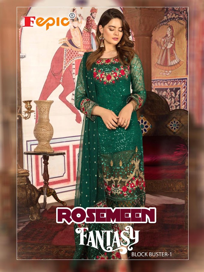 Fepic Rosemeen Fantasy Blockbuster vol 1 pakistani Suits