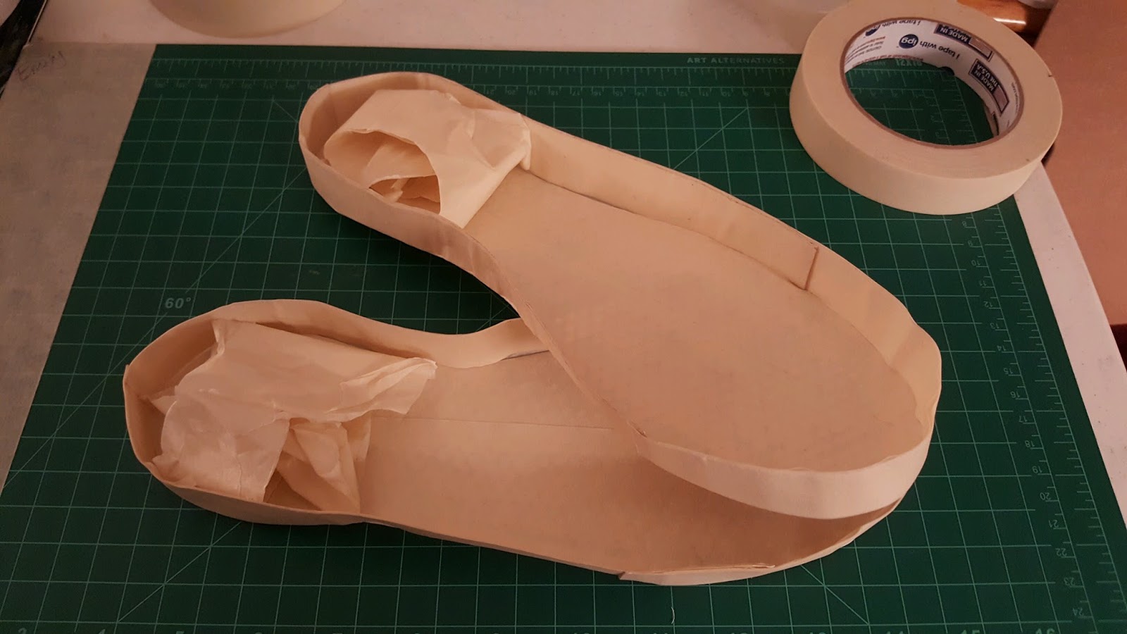 Art 3D Projects Project 1 Masking Tape Shoes