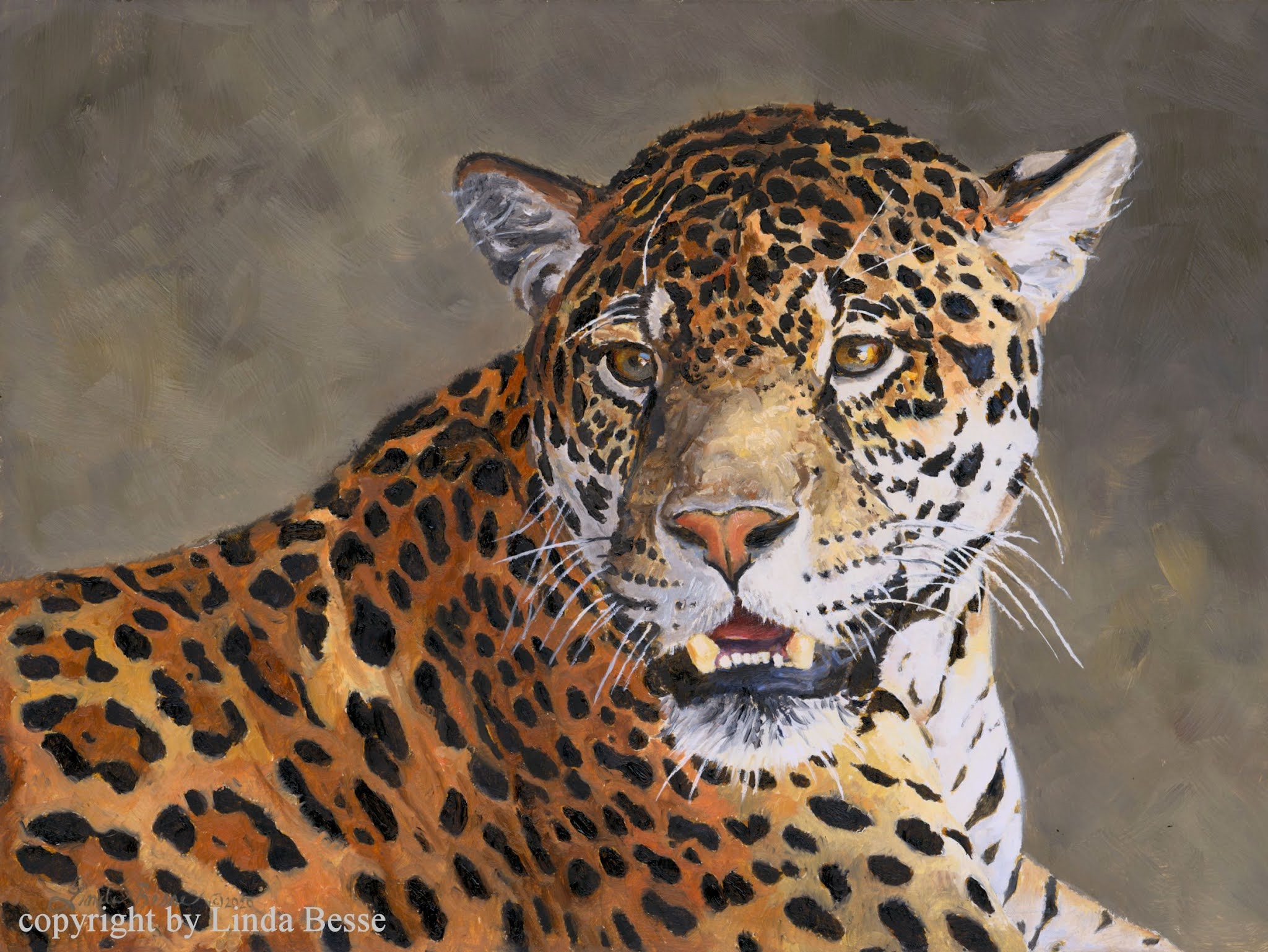 Besse Art Finished Jaguar painting