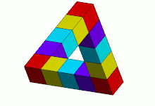 Roger Penrose mathematics 10 facts Penrose Triangle
