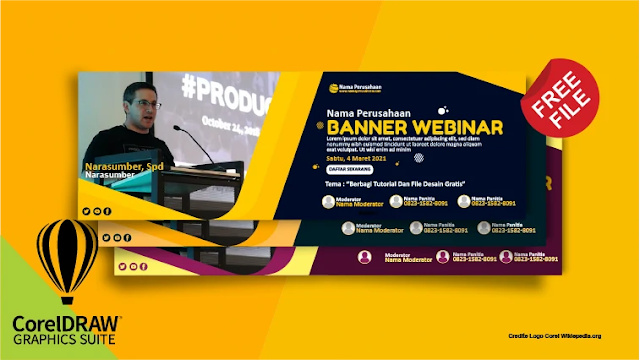 Free Banner Seminar : Download Kumpulan Spanduk Seminar Coreldraw Gratis