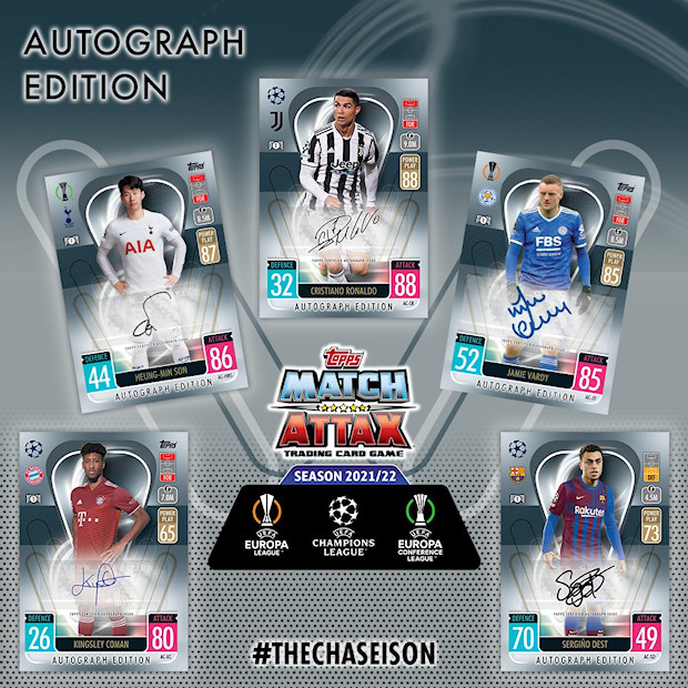 Football Cartophilic Info Exchange: Topps - UEFA Champions League Match  Attax 2021/22 (16) - Autograph Cards
