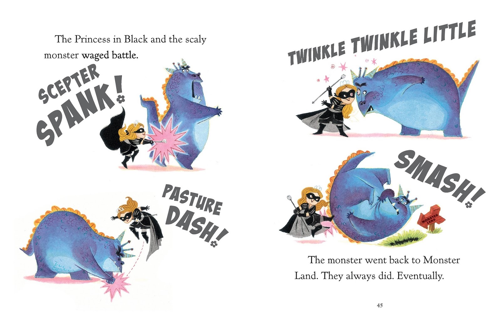 The Princess in Black by Shannon + Dean Hale Illustrated by LeUyen Pham