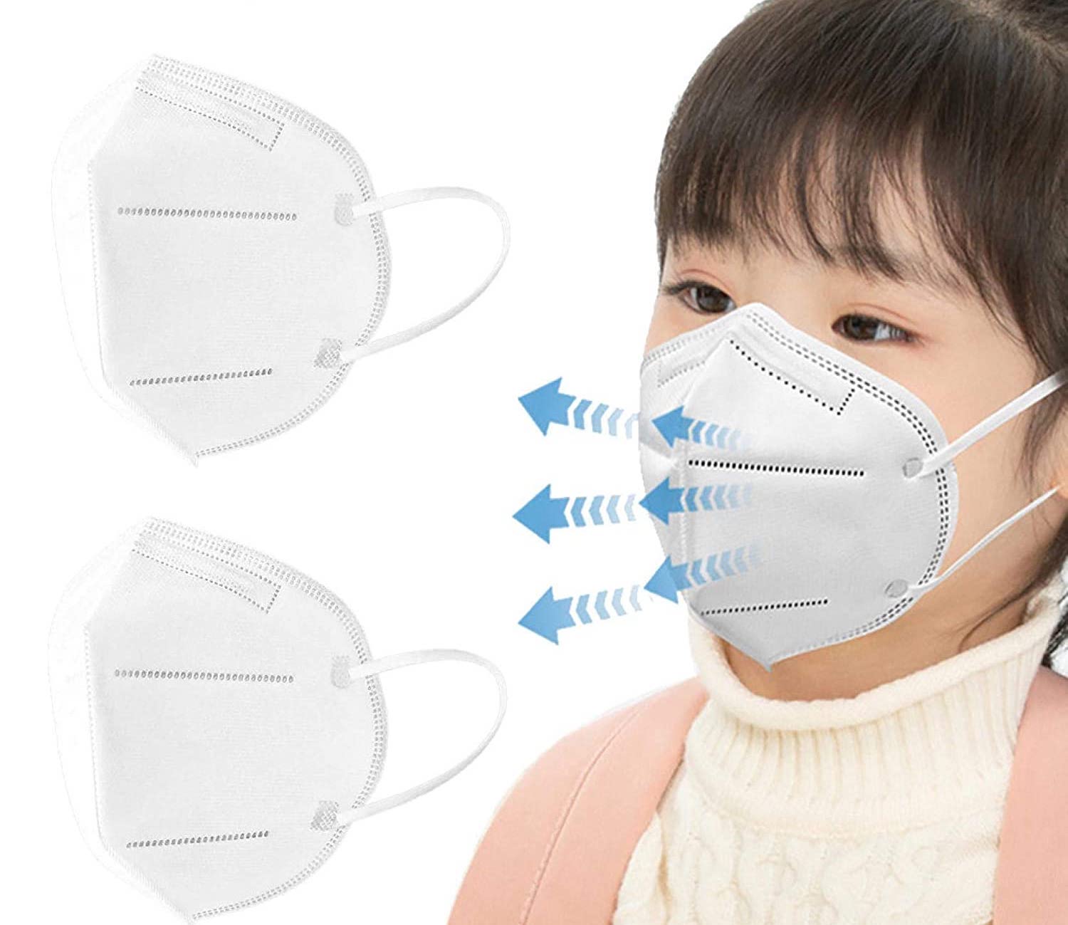 SHUFANG 10PEZZI X Mascherina FFP2 Bambino INGROSSO CINESE NAPOLI