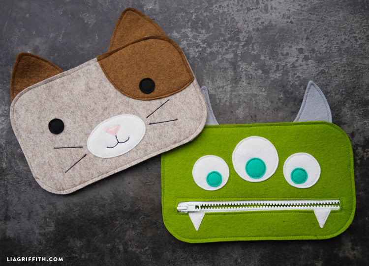 Srta Pomelo: Estuche fieltro para los la casa.