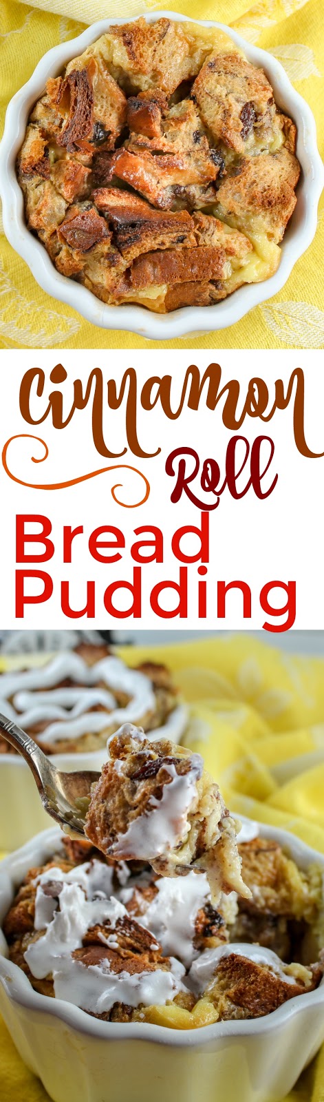 Recipe: Mini Cinnamon Roll Bread Pudding - The Food Hussy