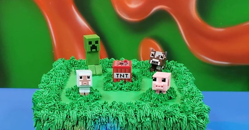 Cakes By Zana: Minecraft grass block Birthday Cake - Minecraft%2Bgrass%2Bblock%2Bcake
