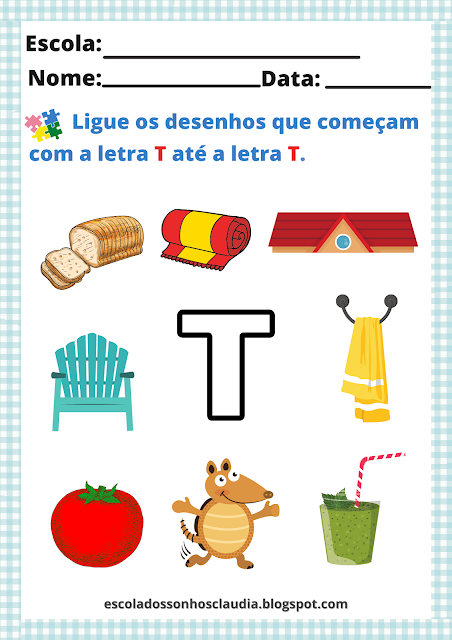 Atividades Com A Letra T E Plano De Aula Para A Alfabetização Bncc Atividades e plano de aula palavras com a letra t para a alfabetização