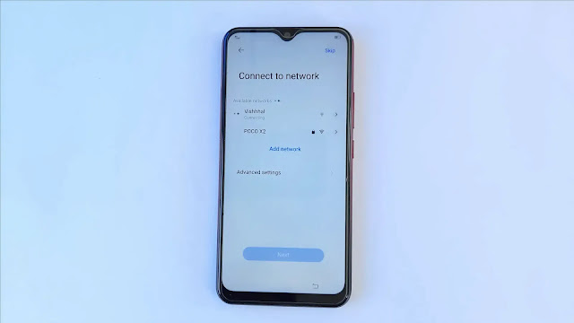connect your phone with wifi first start vivo phone
