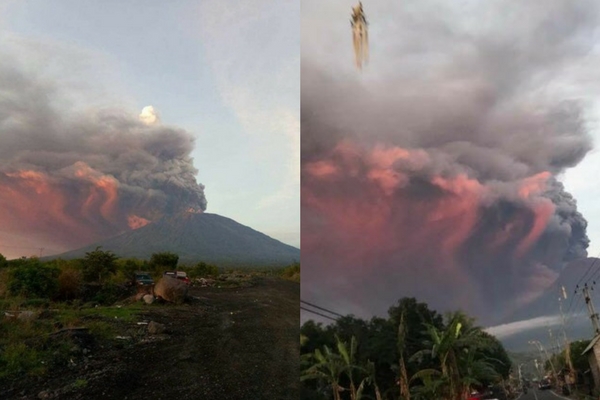 Gunung Agung Kembali Meletus PVMBG: