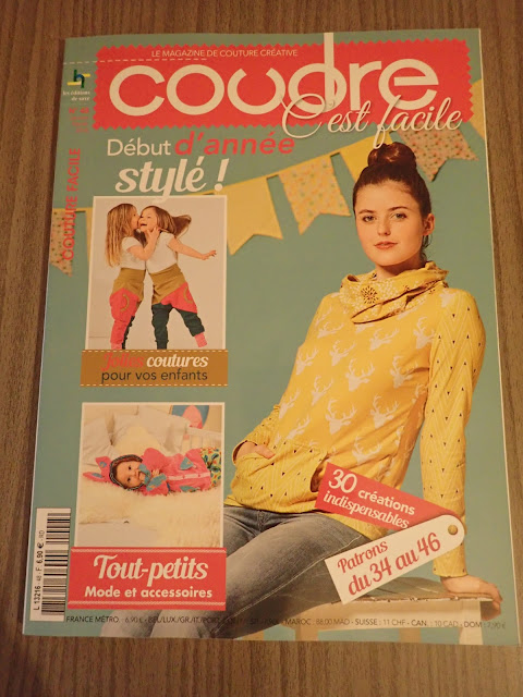Coudre c'est facile n 48 janvier fevrier 2018  couverture