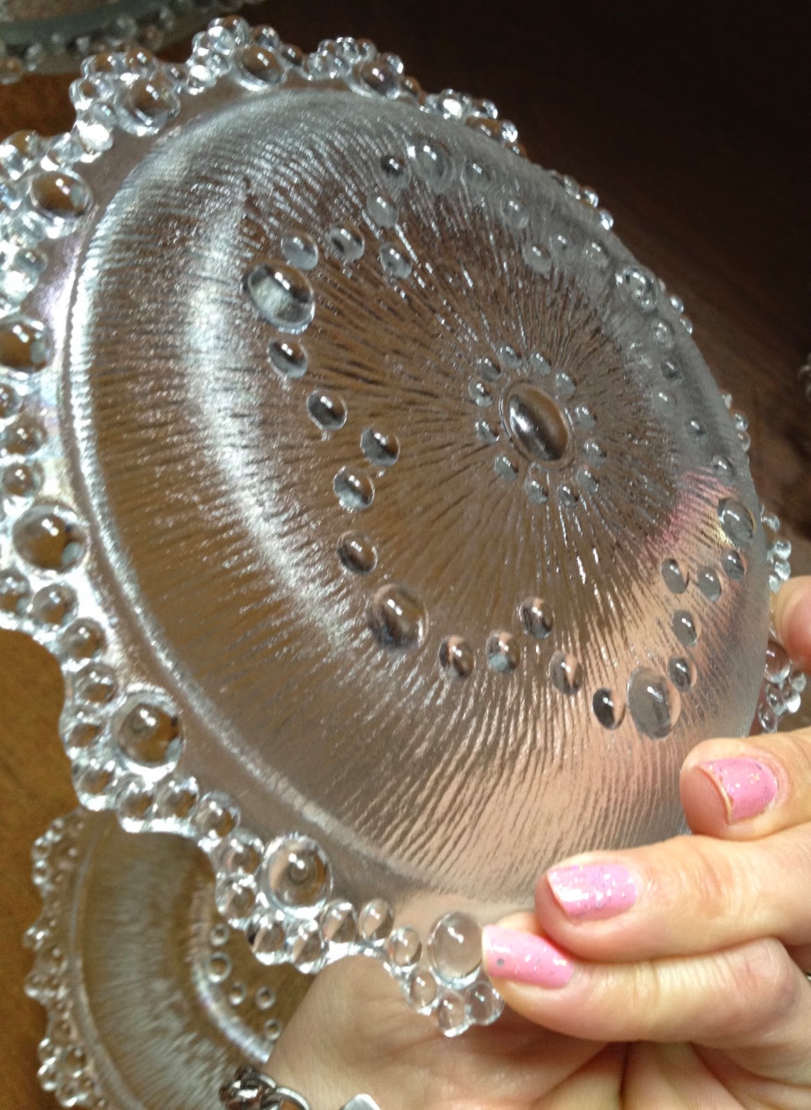 Hobnail dish set