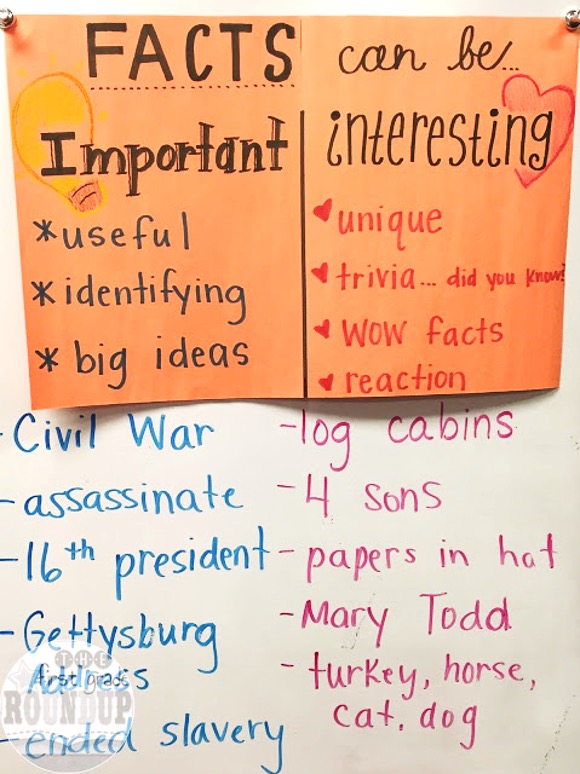 Before Reading Non Fiction Anchor Chart Text features anchor chart