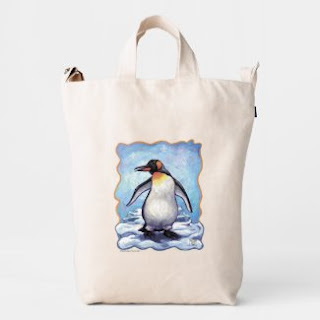 Animal Parade Penguin Heads and Tails Tote