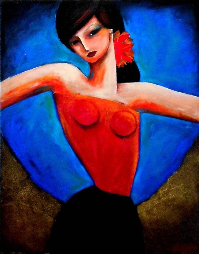 Французский художник. Julie Vandeputte Французский художник