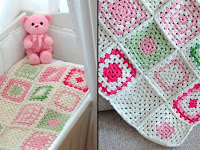 Mantas Para Bebe Tejidas A Crochet Con Patrones