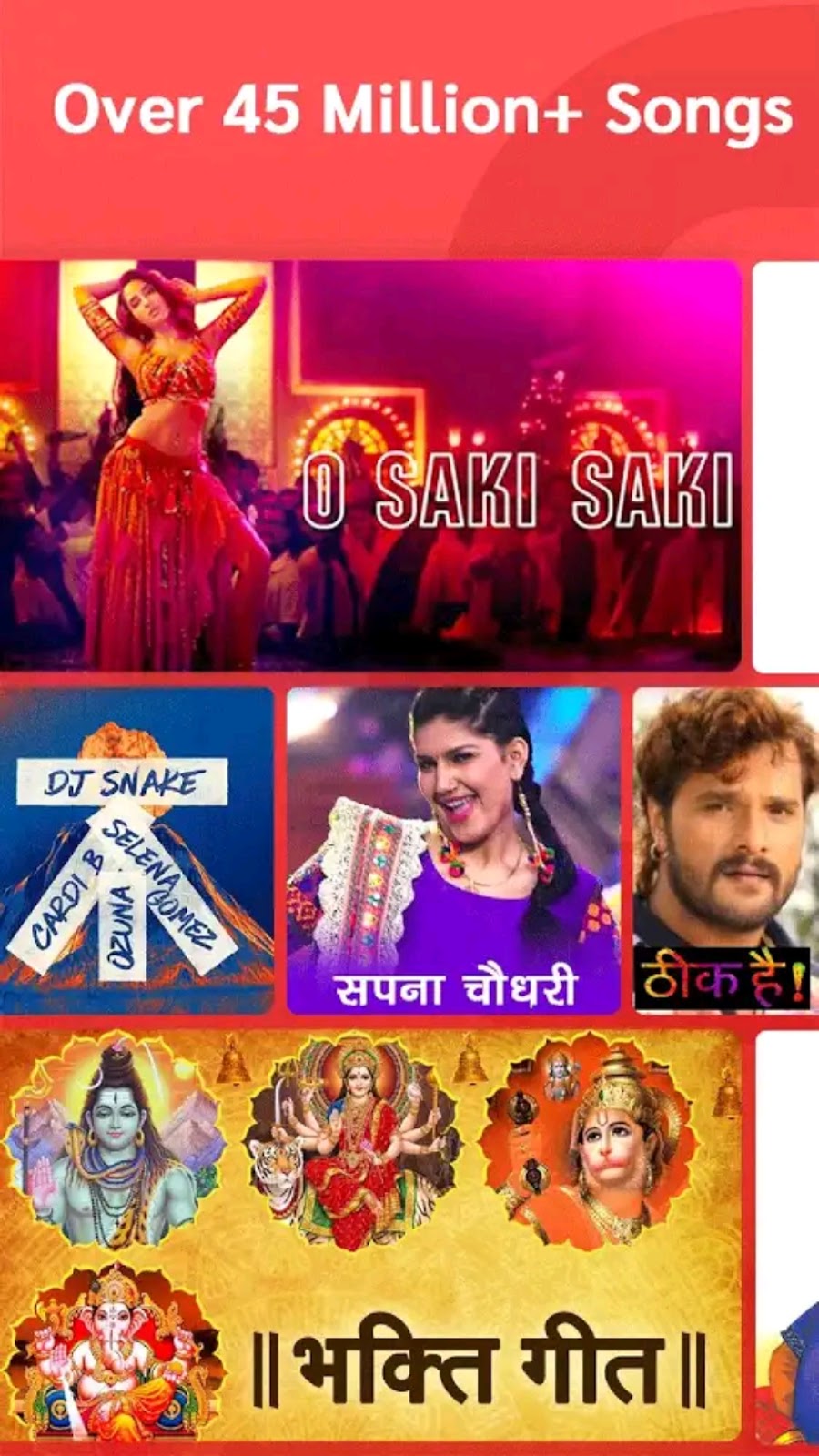 Gaana free Music Android Application. Alert Gujarat