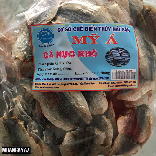 Cá nục khô Mỹ Á - Đặc sản Huế loại 1kg