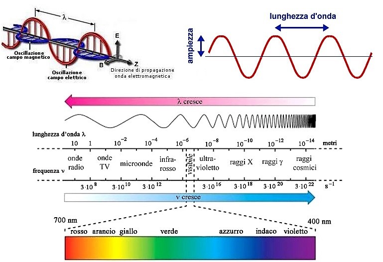 la luce, le onde radio, il forno a microonde la luce, le onde radio, il forno a microonde