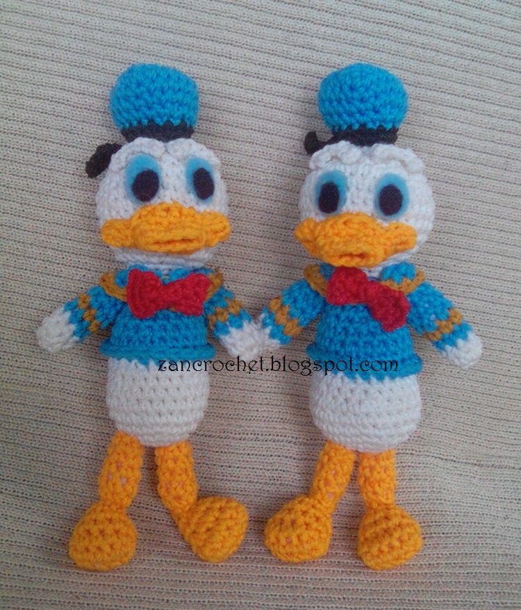 Donald Duck Zan Crochet