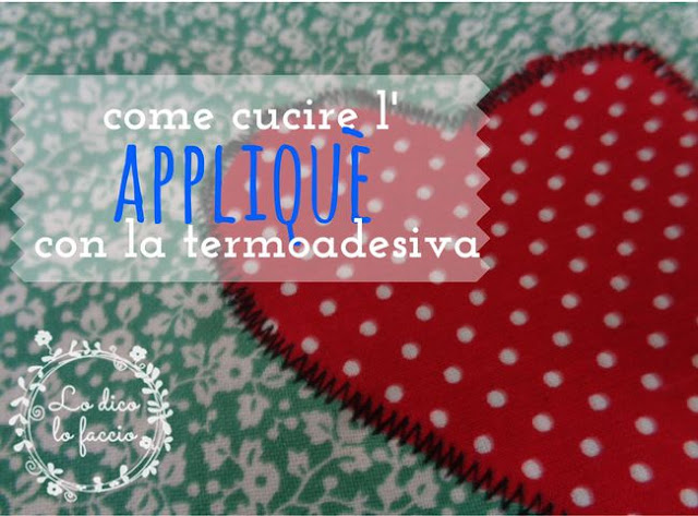 Appliquè con carta termoadesiva [tutorial]