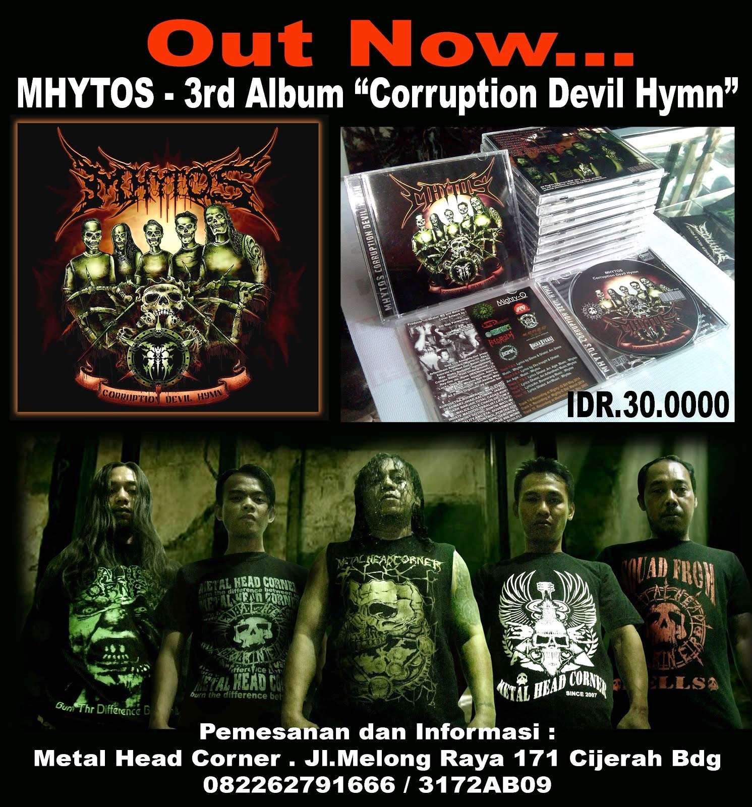 MHYTOS 3rd Album "Corruption Devil Hymn"