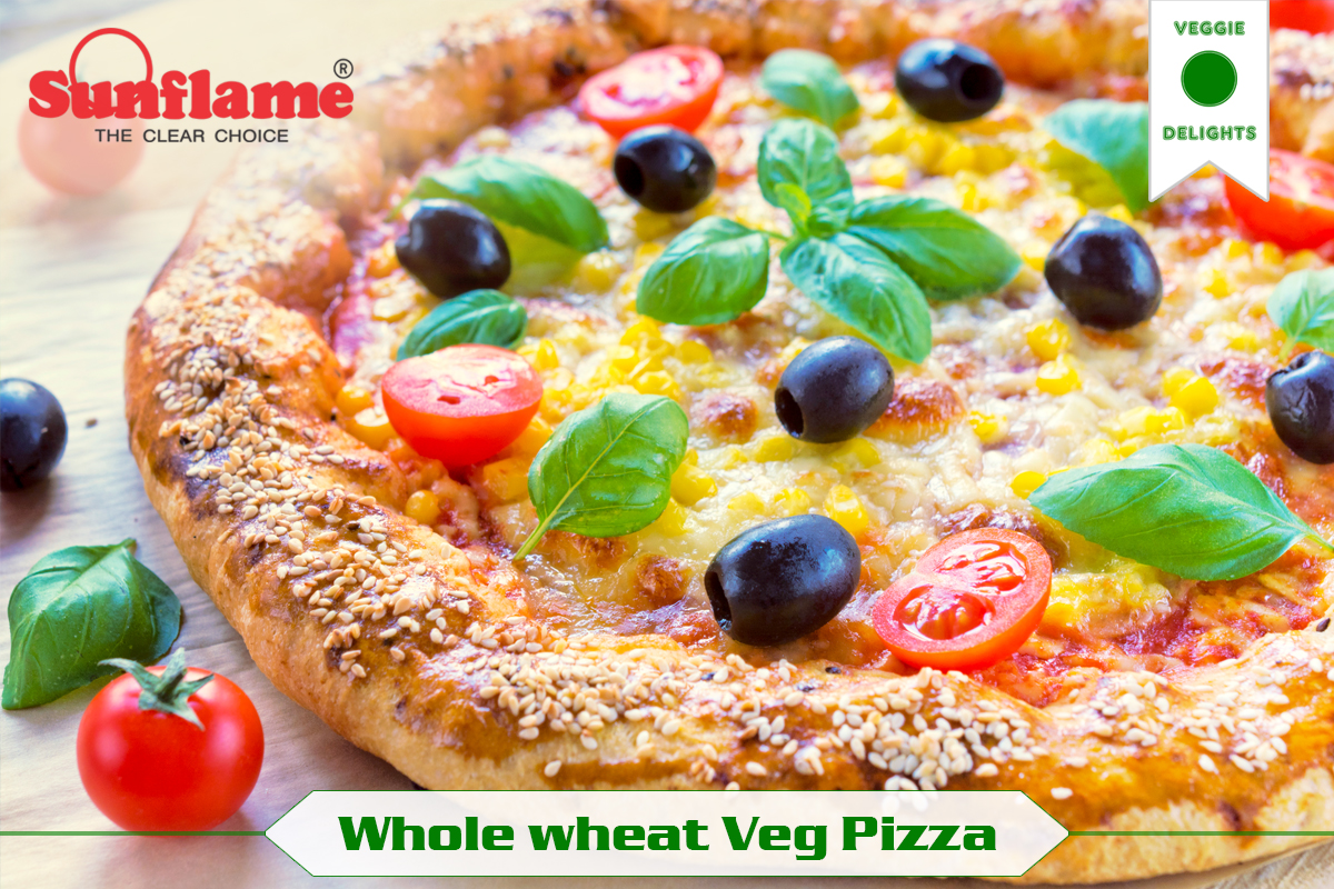 Recipes: Whole wheat Veg Pizza