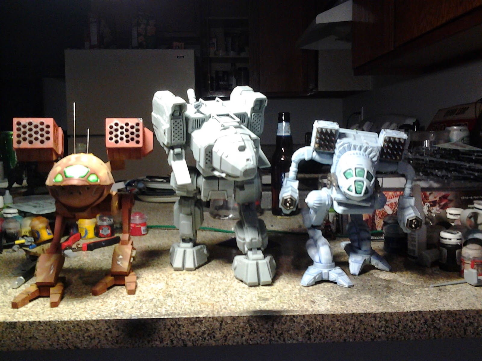 Myomer Dreams: Get Outta Here Stalker D: - 28mm Battletech Stalker