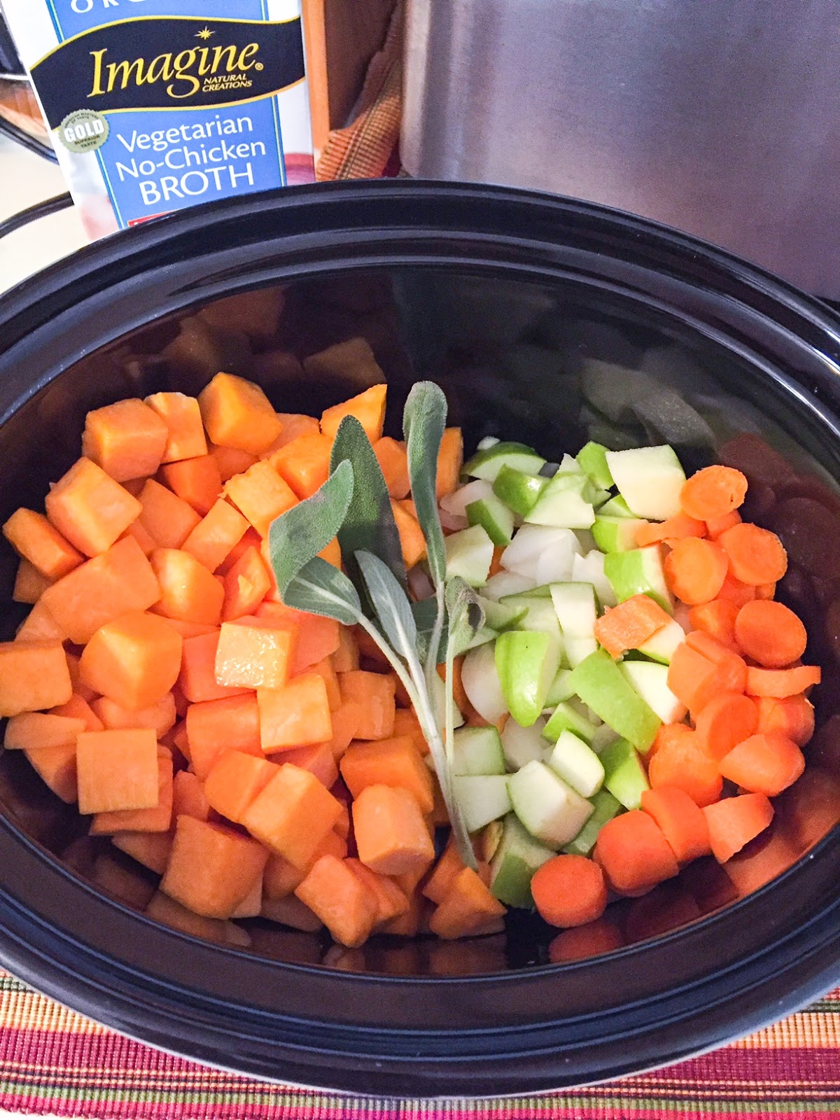 Eat, Drink and Be Fit CrockPot Butternut Squash Soup