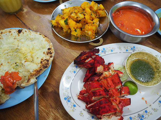 Roti naan melaka