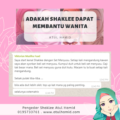 ADAKAH SHAKLEE DAPAT MEMBANTU WANITA?