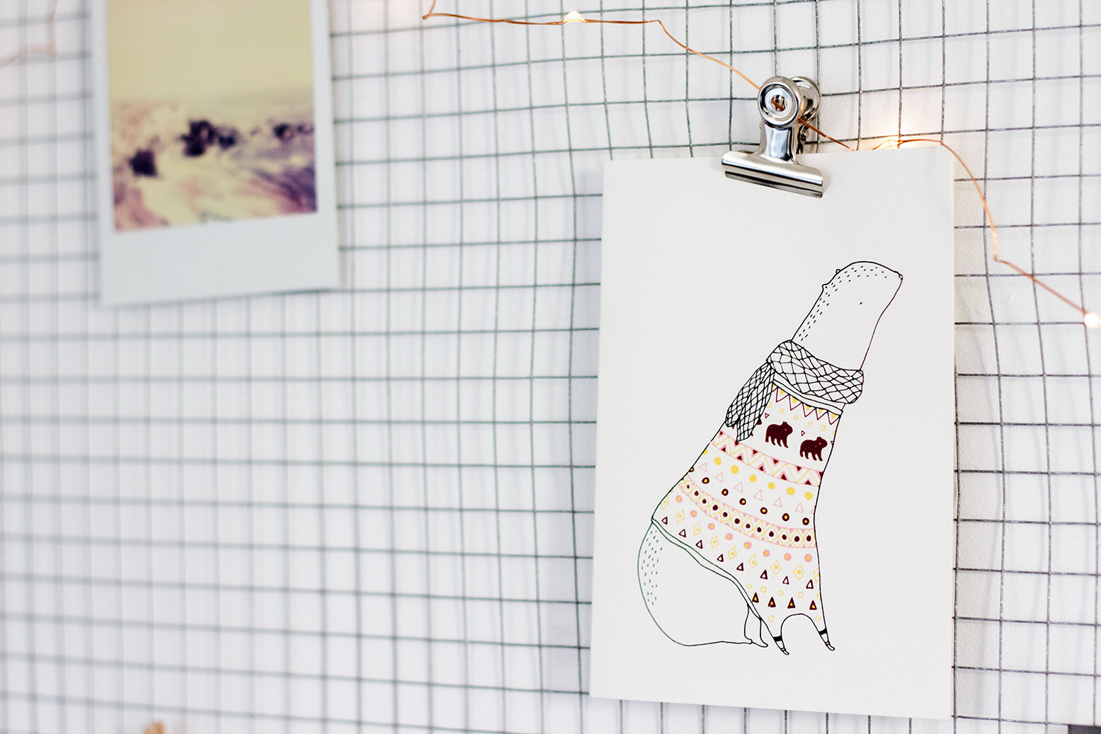 WALL WIRE GRID DISPLAY | Wit Konijn