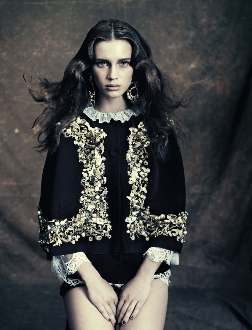 Marine Vacth in Vogue Italia October 2012 by Paolo Roversi