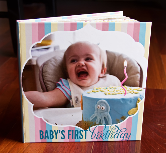 Stamping with Erica Baby's 1st Birthday Board Book Album