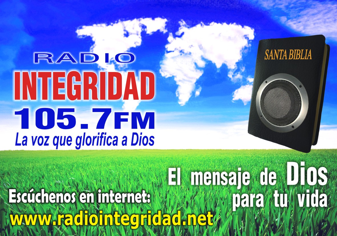 Radio Integridad Nuevos Volantes y Stickers de la Radio