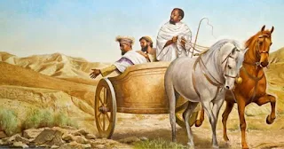 Felipe predica al eunuco etíope