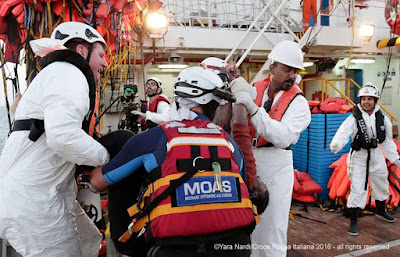 2 Photos: African migrants including Nigerians rescued in the Mediterranean Sea