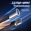 Cáp chuyển tốc độ cao, siêu bền Baseus Cafule Cable (USB3.0 Male to USB3.0 Female/ Micro-B / USB3.0 Male,5Gbps high speed, 2A)