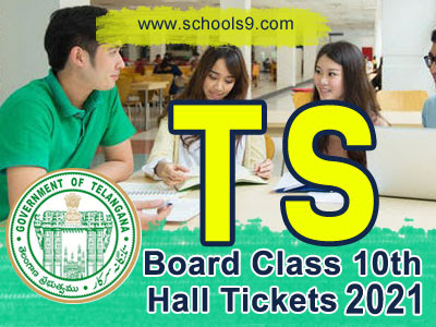 Telangana SSC 10th Class 2021 Exam Hall Tickets Telangana SSC 10th Class 2021 Exam Hall Tickets