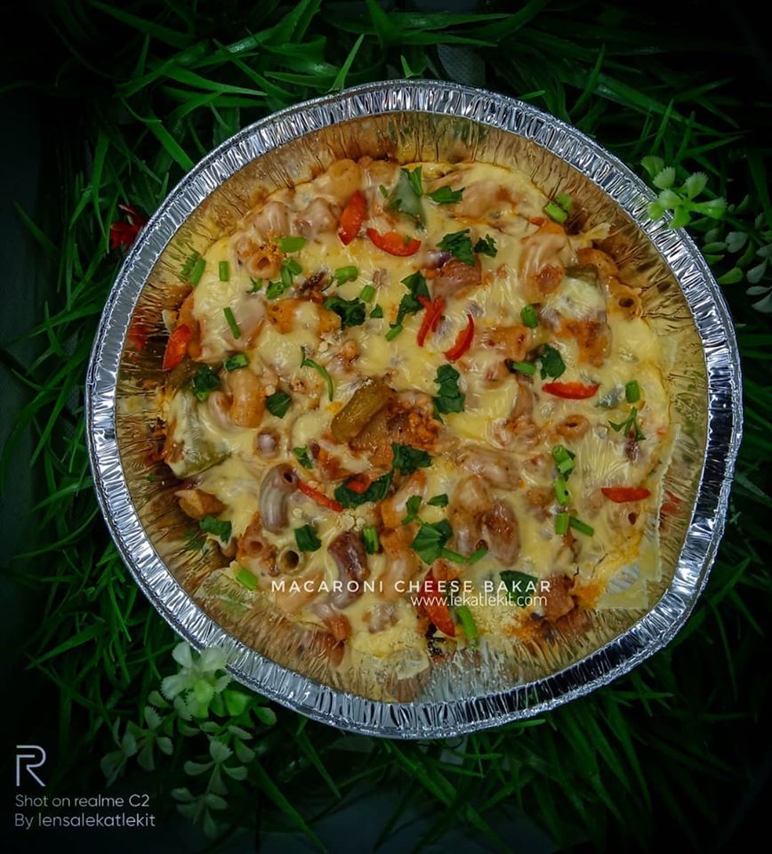RESEPI MUDAH MACARONI CHEESE BAKAR TANPA OVEN LEKAT LEKIT STORY