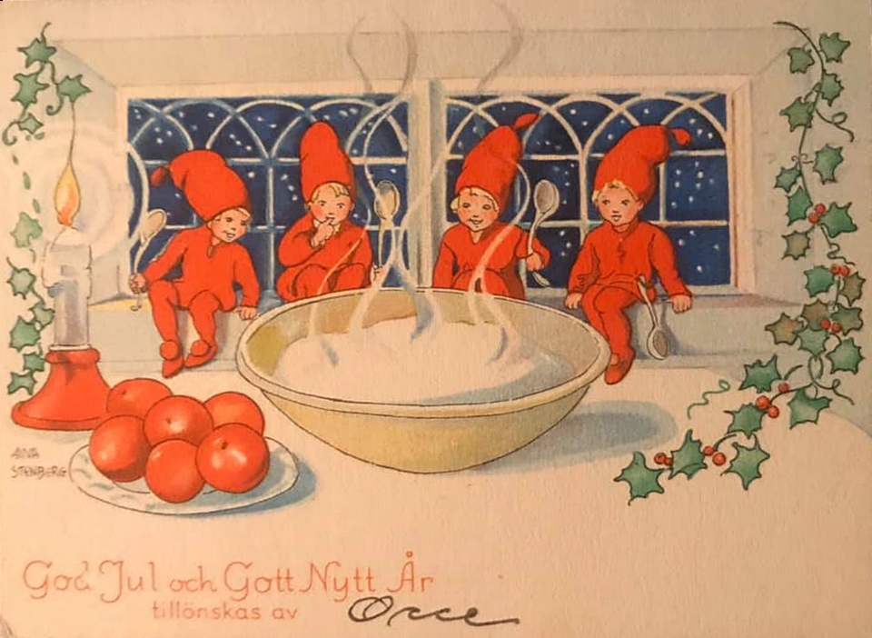 Nostalgorama Gamla julkort kanske från omkring år 1900